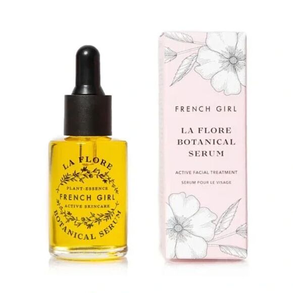 NIB French Girl Organics La Flore Botanical Serum Active Facial Treatment